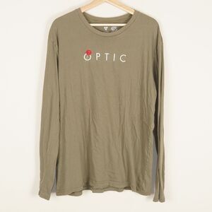 Nations Optic Gaming Long Sleeve Cotton We Bleed Green Shirt Sz XL
